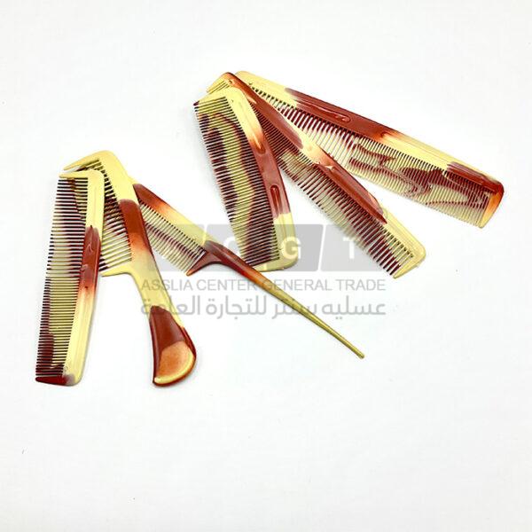 طقم فراشي شعر بنية اللون