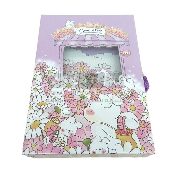 دفاتر فوتوغراف مع قفل كبير الحجم