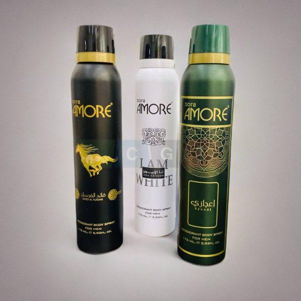 مزيل عرق بخاخ من AMORE للرجال