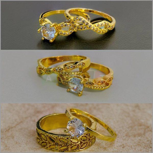 خواتم توينز روسي ذهبي اللون