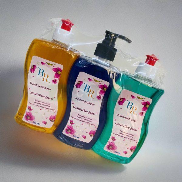 طقم صابون يدين بعدة روائح