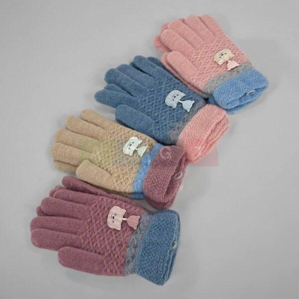 كفوف يدين صوف طويل بألوان متنوعة